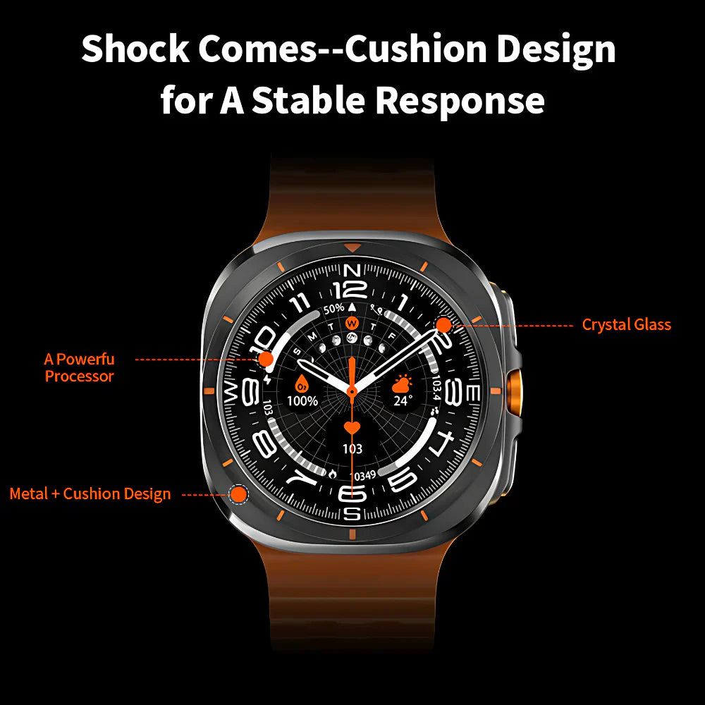 Utra Rugged Edition: Fitness, Health & Connectivity in Style ( Sim Slot Available )