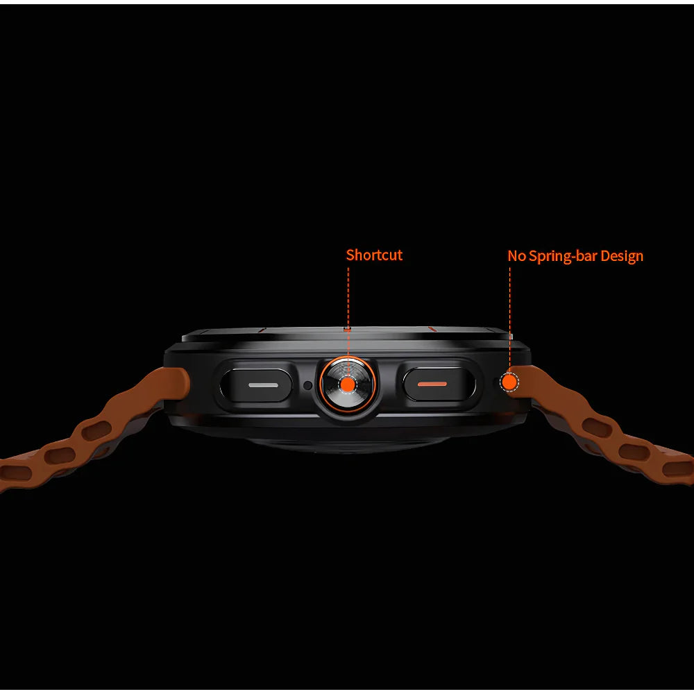 Utra Rugged Edition: Fitness, Health & Connectivity in Style ( Sim Slot Available )